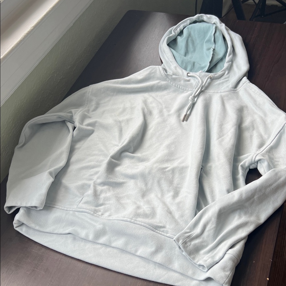 RBX Light Blue Fleece Running Hoodie size small